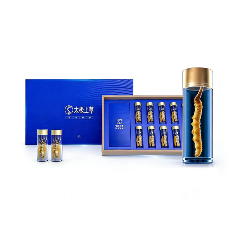 太極上草冬蟲夏草 10g（30 根）｜正品滋補乾貨｜高檔禮盒包裝｜天然養生食材